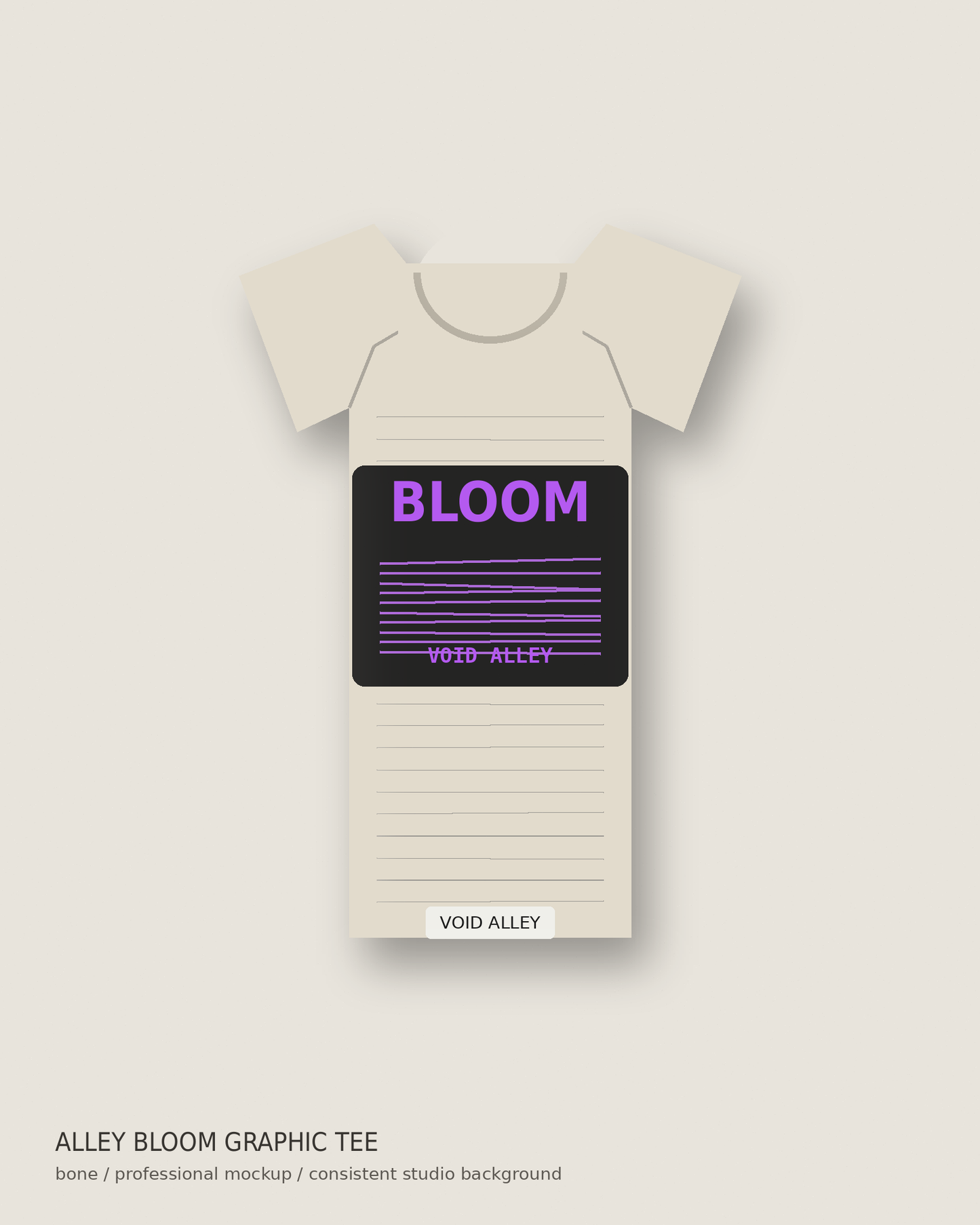 Broken Grid Oversized Tee